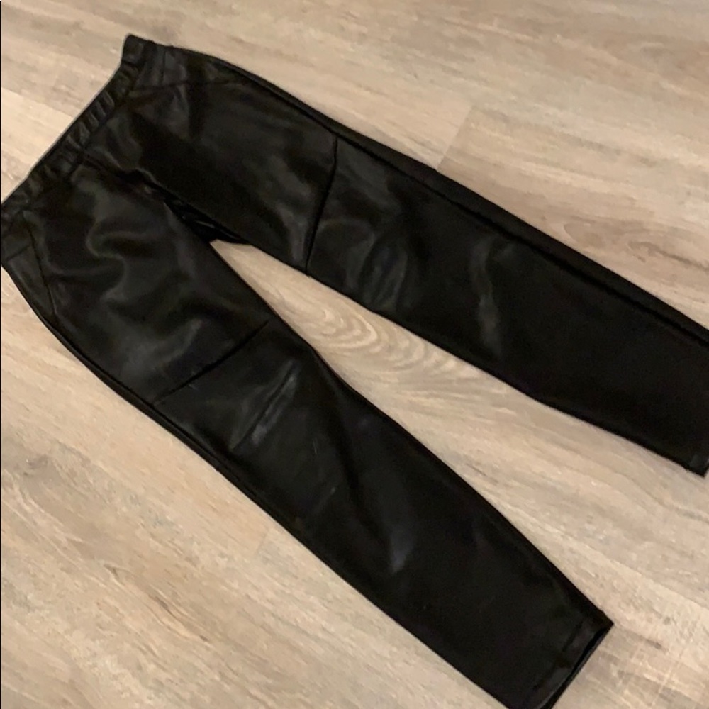 Free people leather pants 27